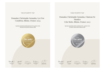 decanter domaine christophe semaska côte-rôtie condrieu saint joseph 